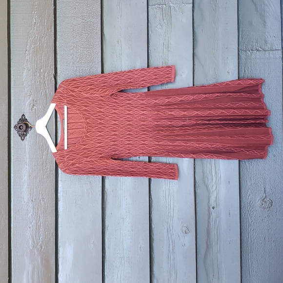 PERUVIAN CONNECTION Bedelia Pima Cotton Sweater Dress sz M Women's - Picture 6 of 12